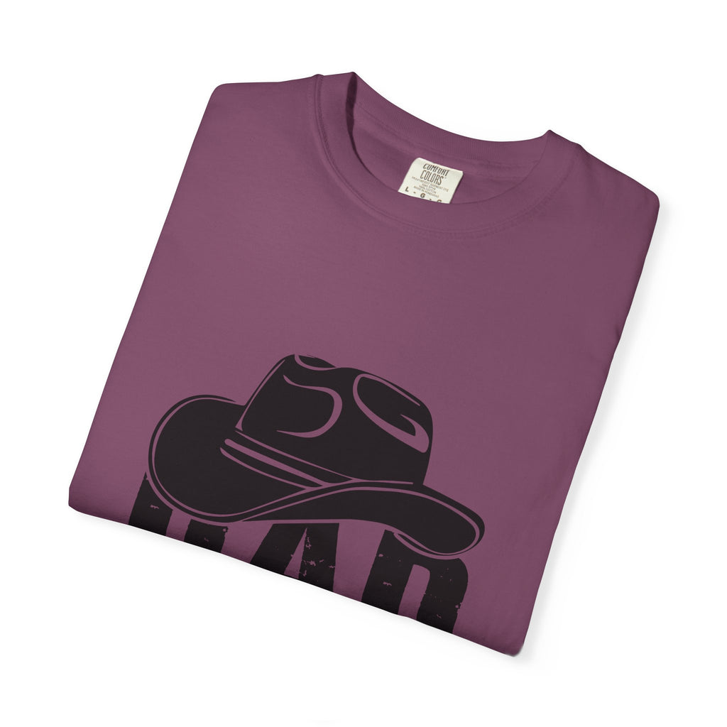 Dad of Girl T-Shirt — Cowboy Hat Father of Daughter Tee