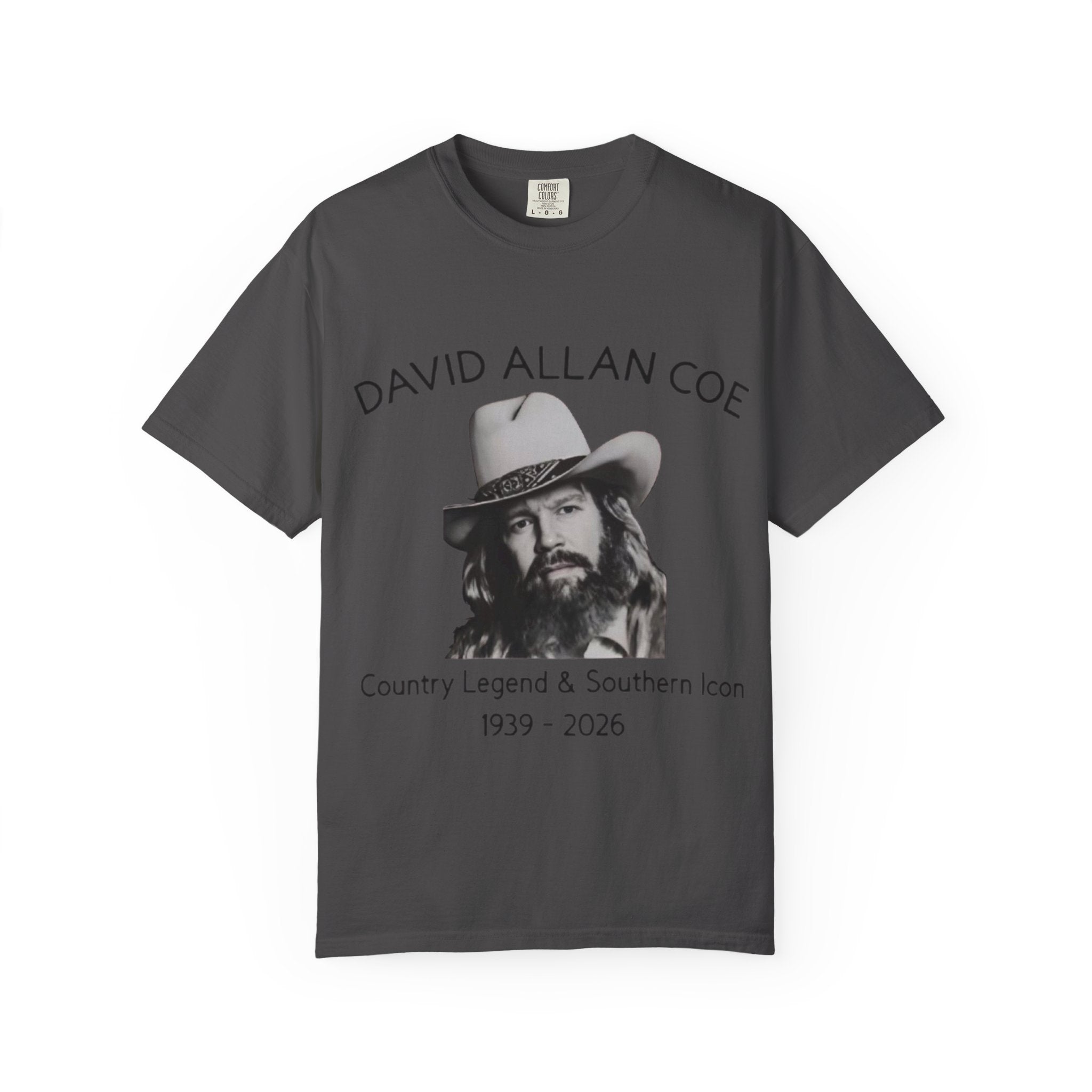David Allan Coe Tribute T-Shirt – Vintage Cotton Memorial Tee