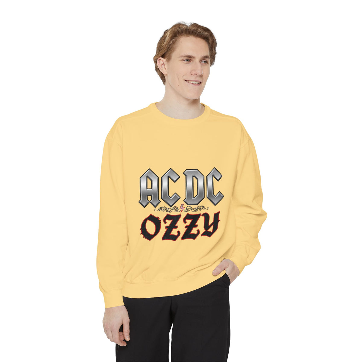 AC/DC x Ozzy Rock Crewneck Sweatshirt