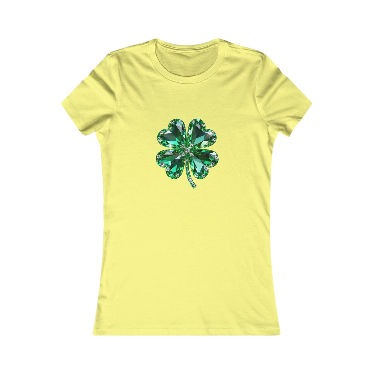 Women's T‑Shirt — Green Shamrock Clover Graphic St. Patrick's Day Tee