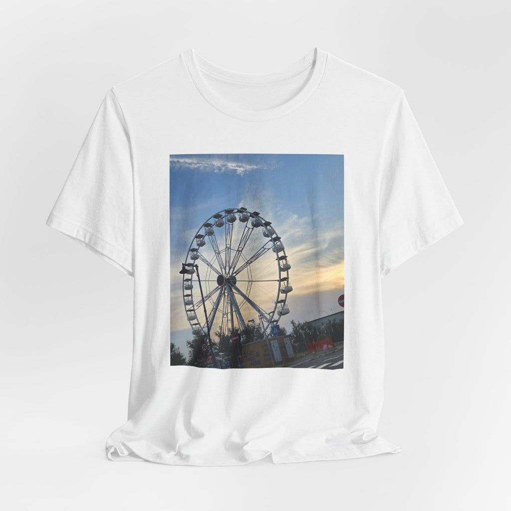 Ferris Wheel Sunset T-Shirt — Carnival Photo Tee