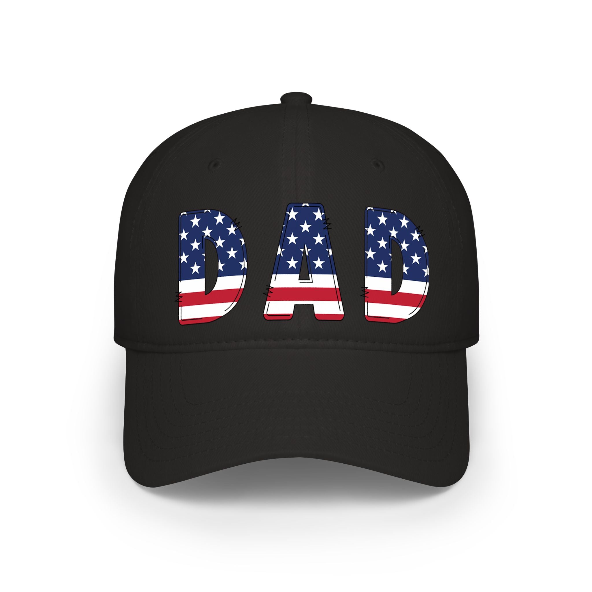Dad Baseball Cap — American Flag Patriotic Dad Hat for Father’s Day & 4th of July