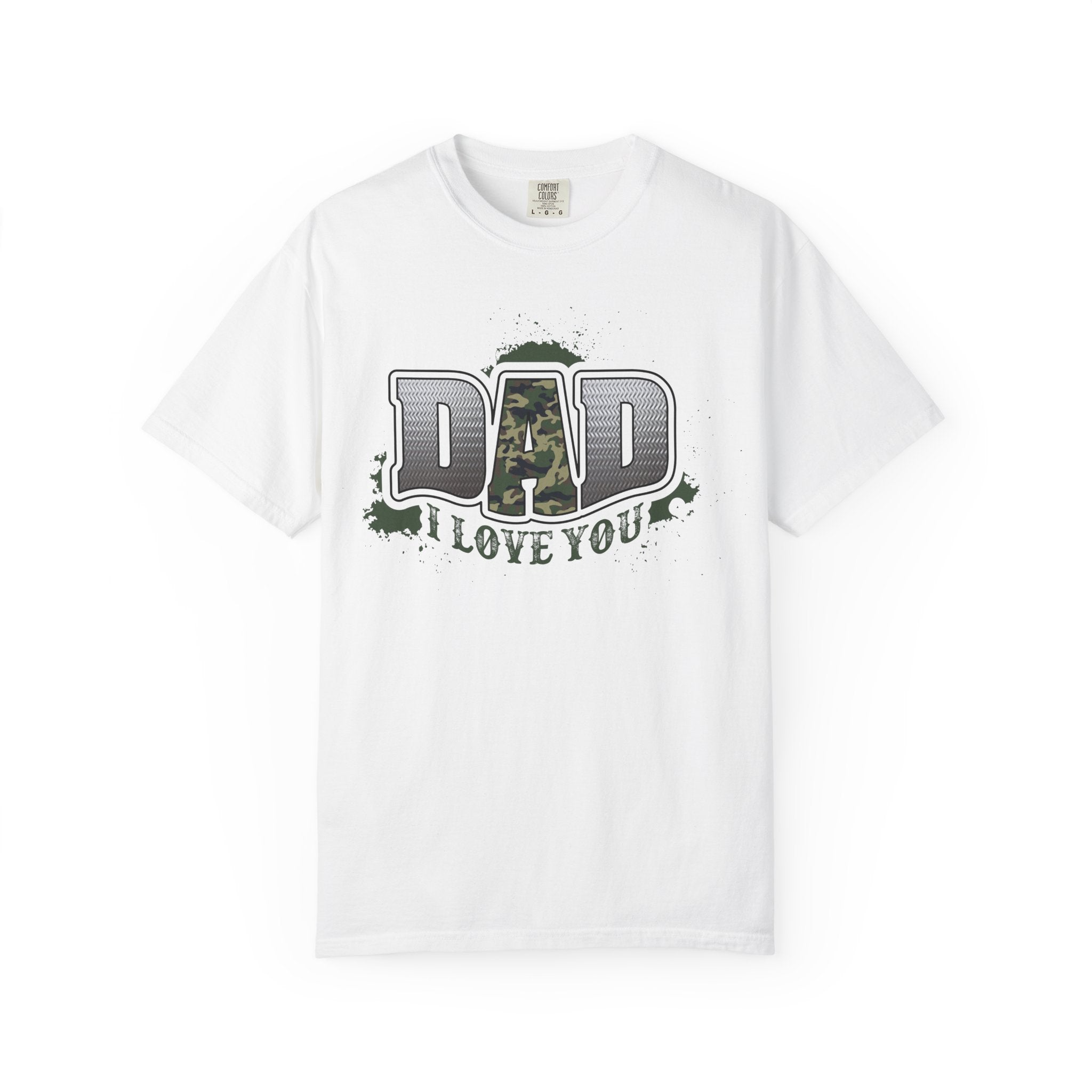 Dad I Love You Camo T-Shirt