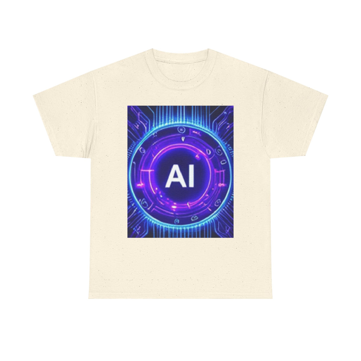 AI Circuit Tee — Futuristic Tech Graphic T-Shirt