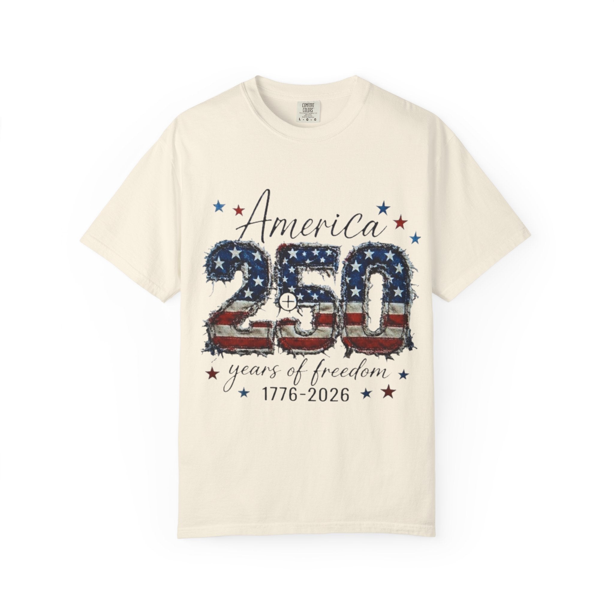America 250 T-Shirt — 1776–2026 Stars & Stripes Patriotic Tee