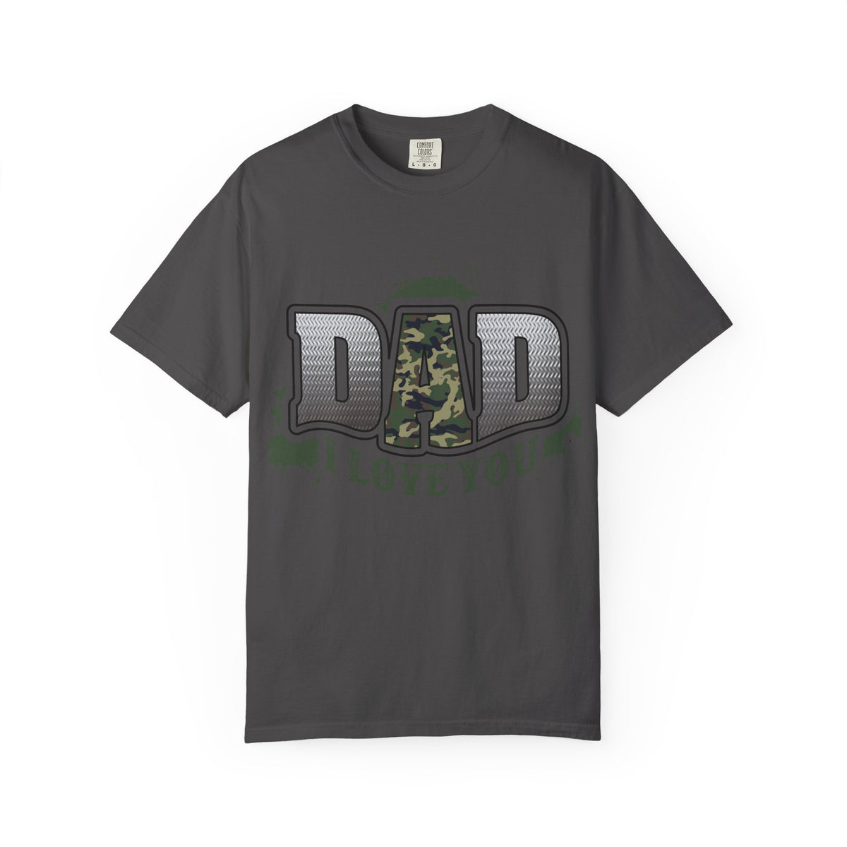Dad I Love You Camo Graphic T-Shirt