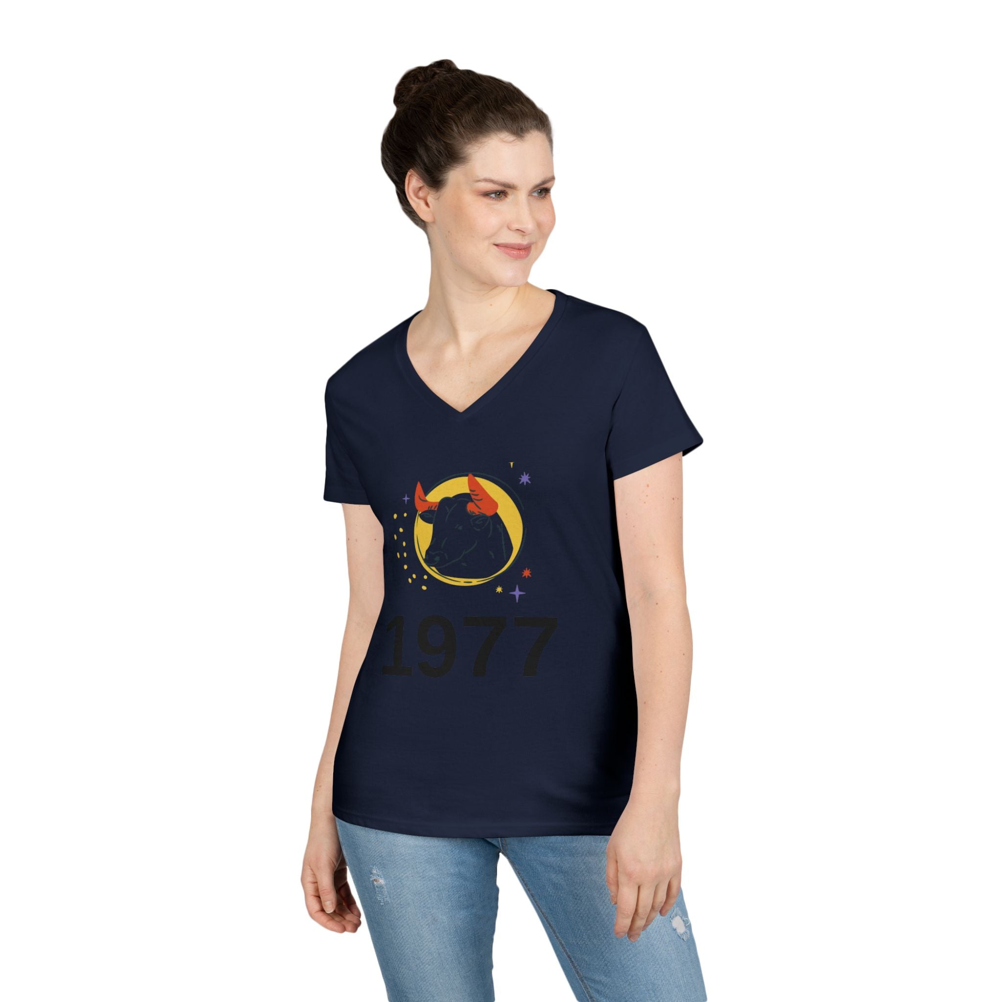 1977 Taurus Cotton V-Neck