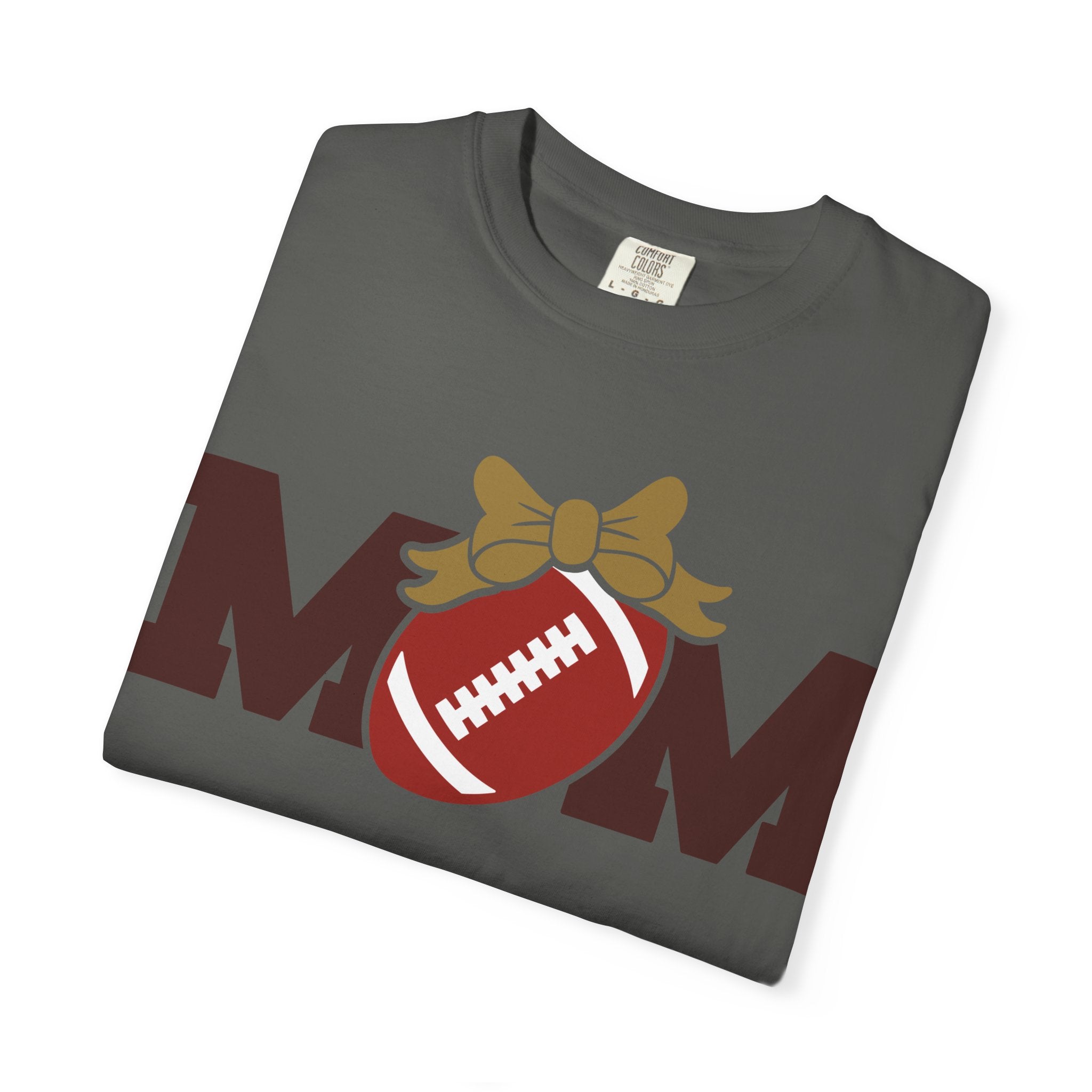 Garment-Dyed Football Mom Tee