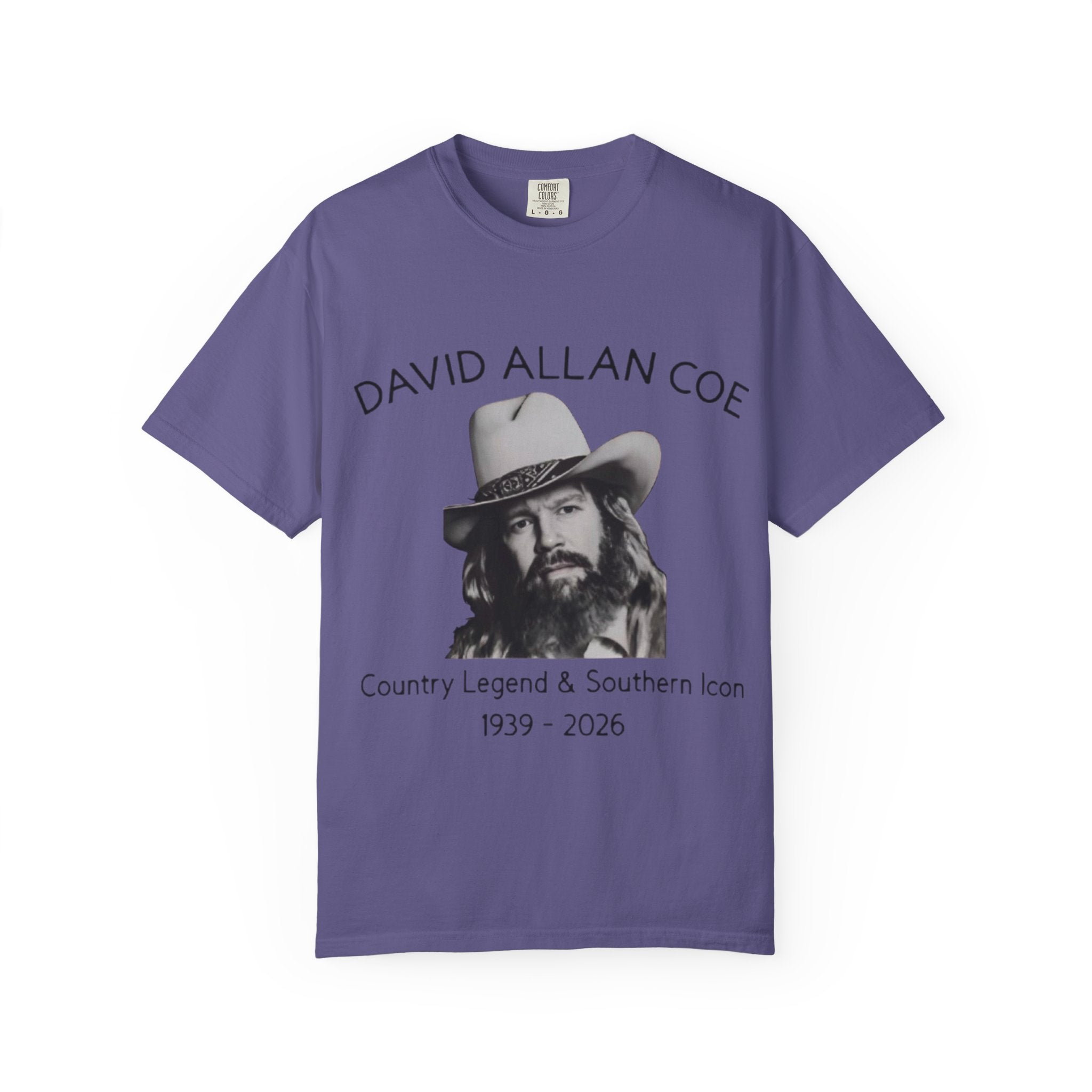 David Allan Coe Tribute T-Shirt – Country Legend Memorial