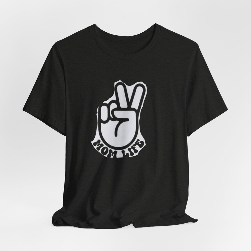 Mom Life Peace Sign T-Shirt