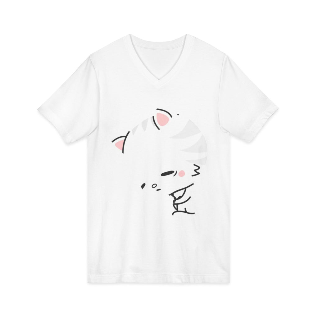Unisex Jersey Short Sleeve V-Neck Tee