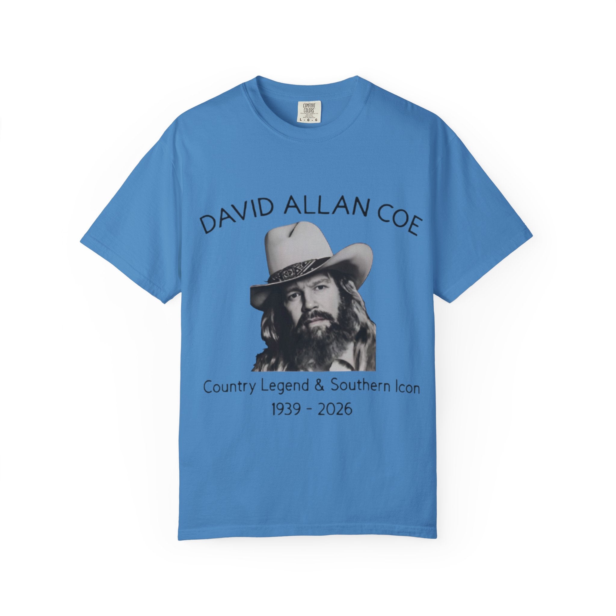 David Allan Coe Tribute T-Shirt – Vintage Cotton Memorial Tee