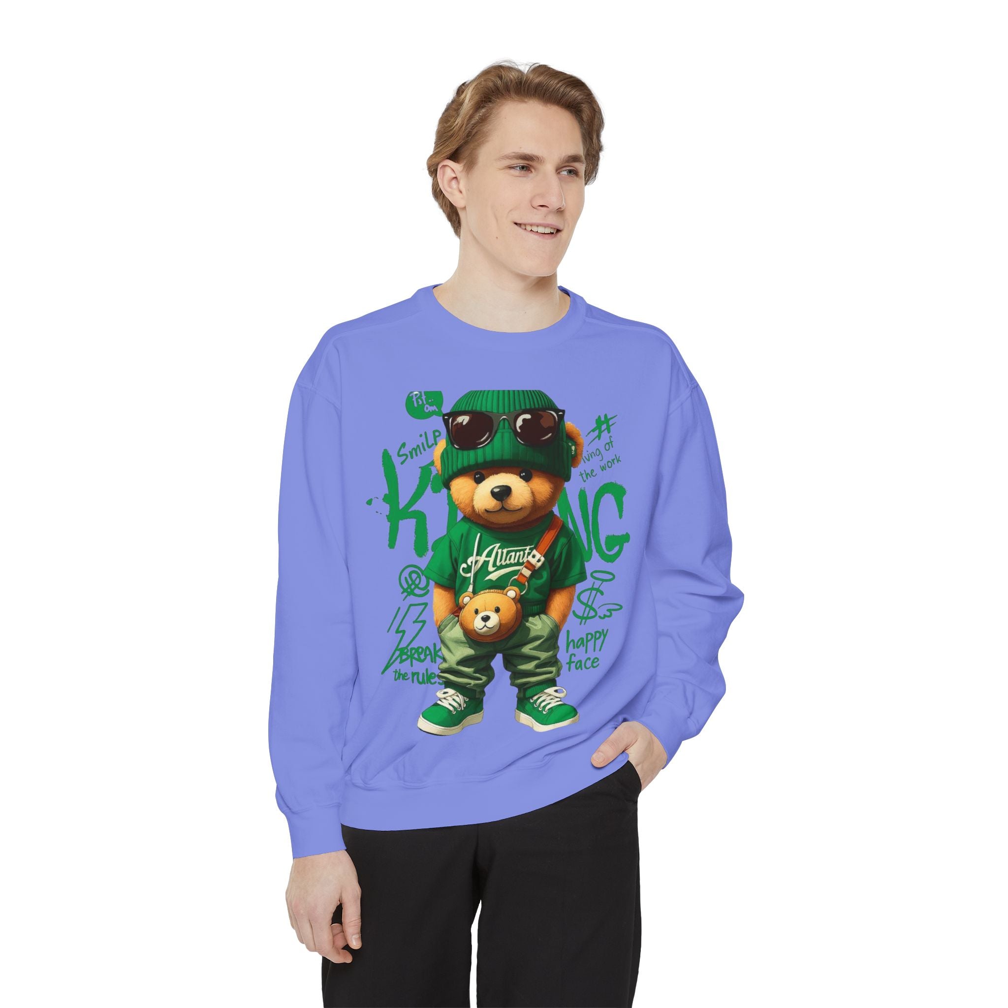Bear Graphic Cotton Sweatshirt