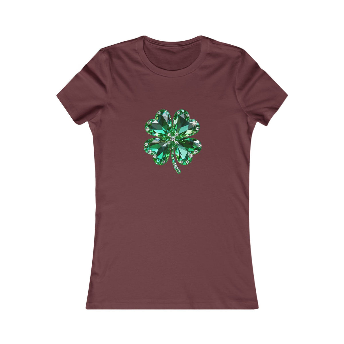 Women's T‑Shirt — Green Shamrock Clover Graphic St. Patrick's Day Tee