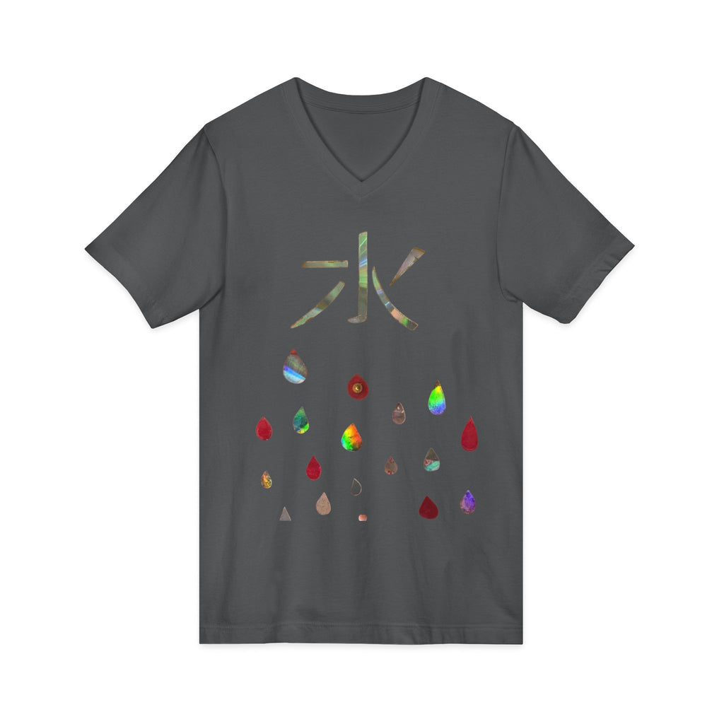 Unisex Jersey Short Sleeve V-Neck Tee
