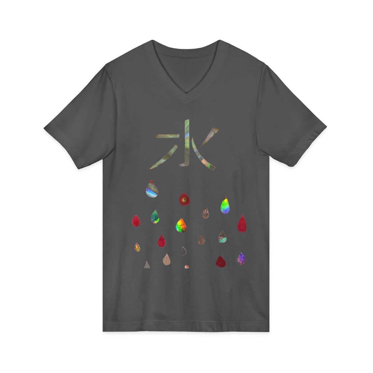 Unisex Jersey Short Sleeve V-Neck Tee