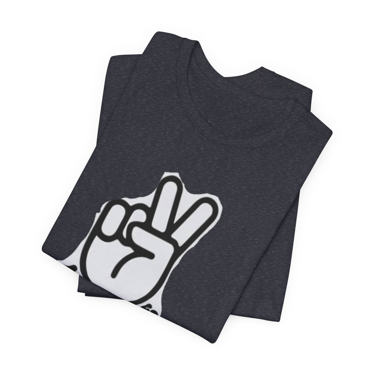 Mom Life Peace Sign T-Shirt — Casual Graphic Tee for Moms