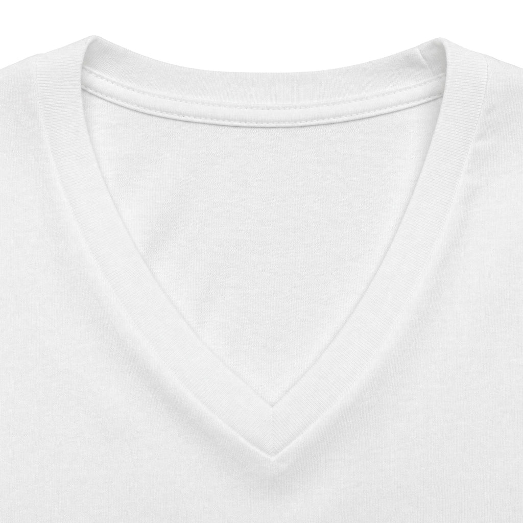 Mom V-Neck Tee — Leopard Heart & Butterflies Mother's Day Shirt