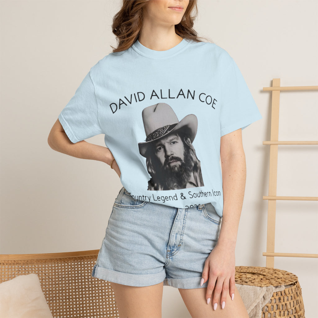 David Allan Coe Tribute T-Shirt – Vintage Cotton Memorial Tee