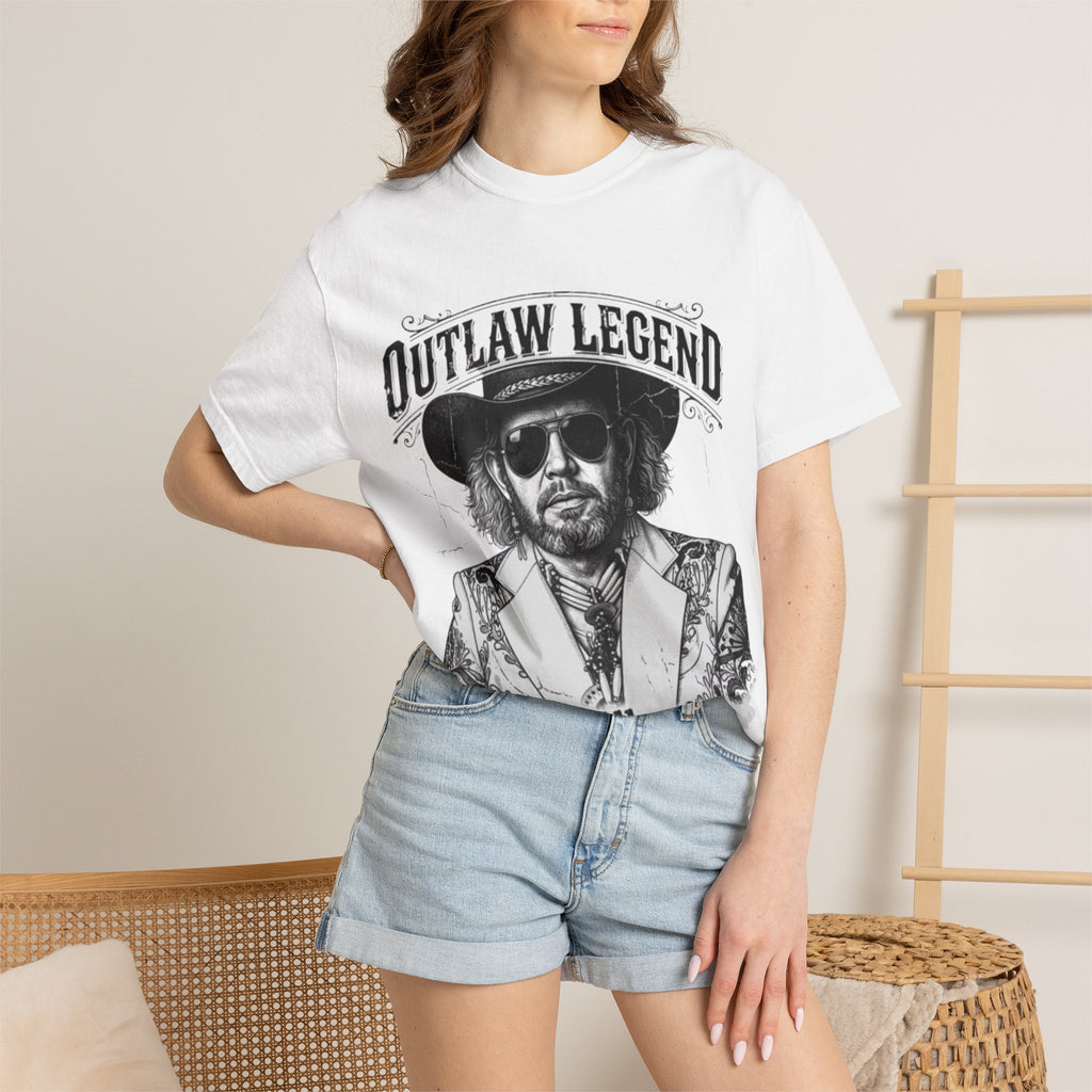 Outlaw Legend Tribute T-Shirt — David Allan Coe Memorial Graphic Tee