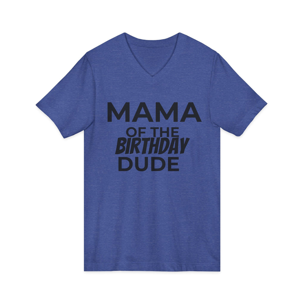 Birthday Mama Cotton V-Neck