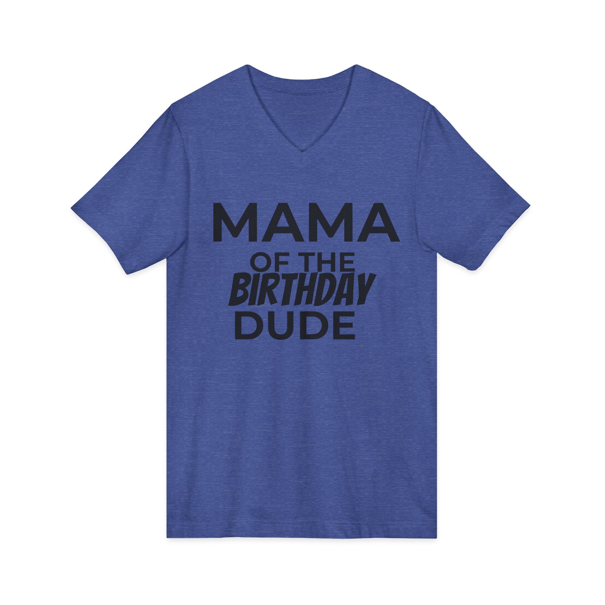Birthday Mama Cotton V-Neck