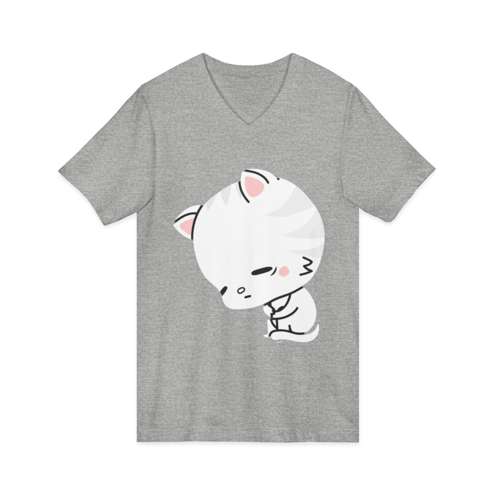 Unisex Jersey Short Sleeve V-Neck Tee