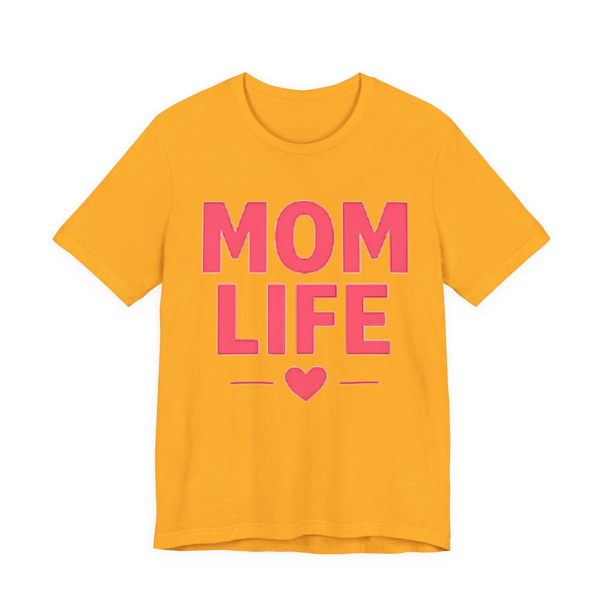 Mom Life T-Shirt — Pink Heart Mother's Day Tee for Moms