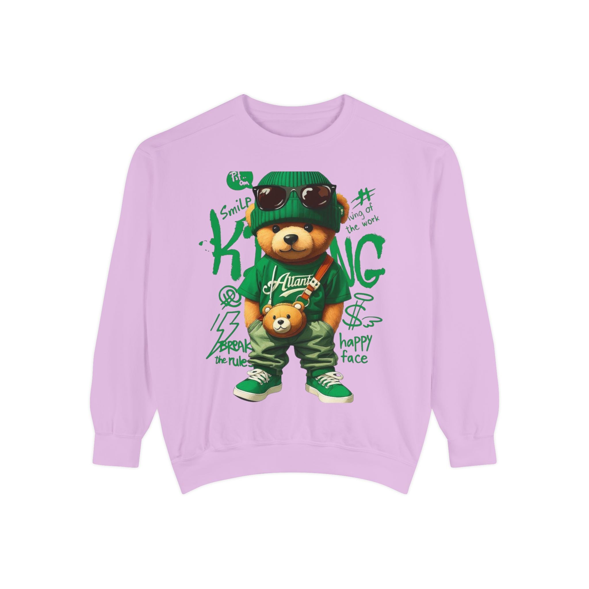 Bear Graphic Cotton Sweatshirt