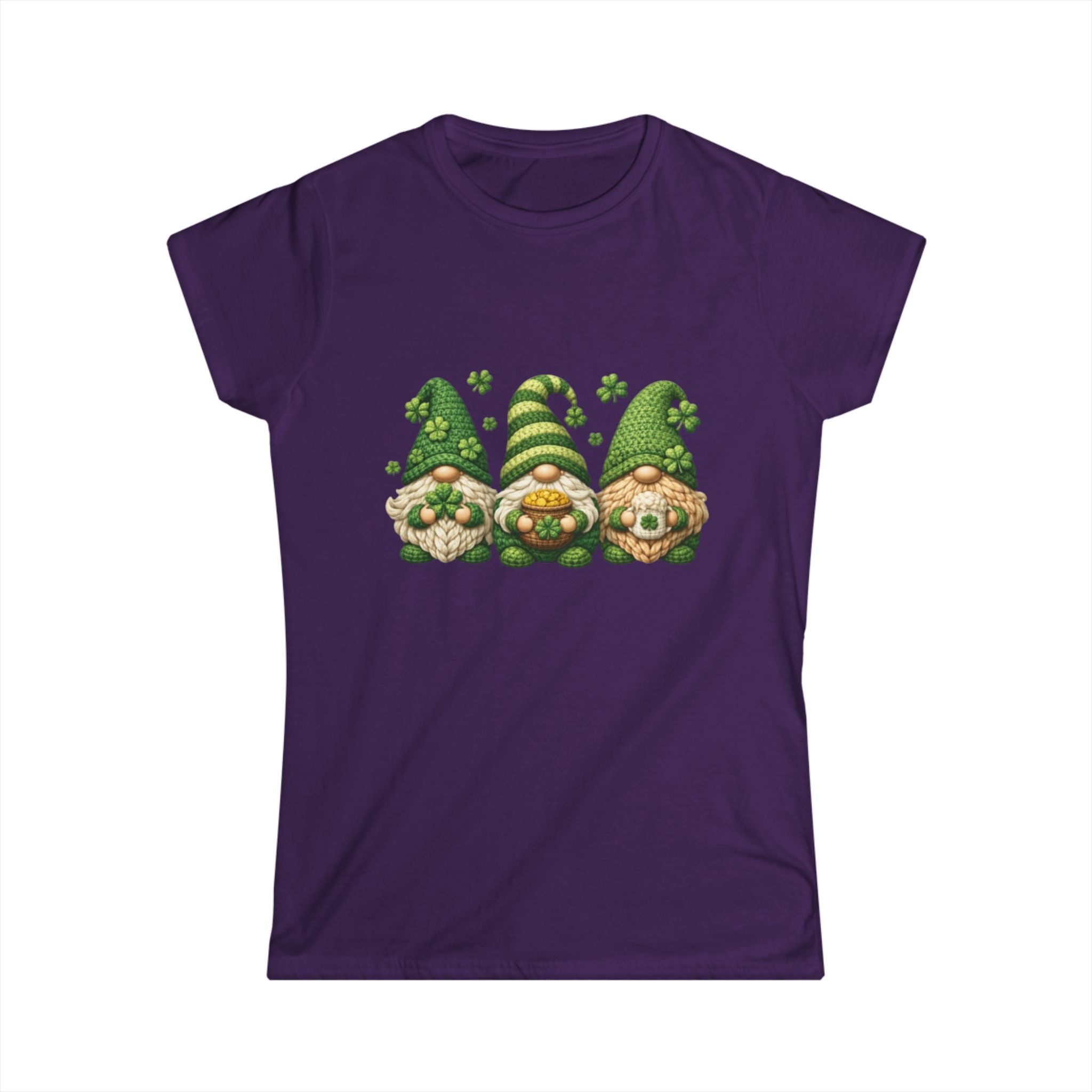 Lucky Green Gnome Cotton Tee