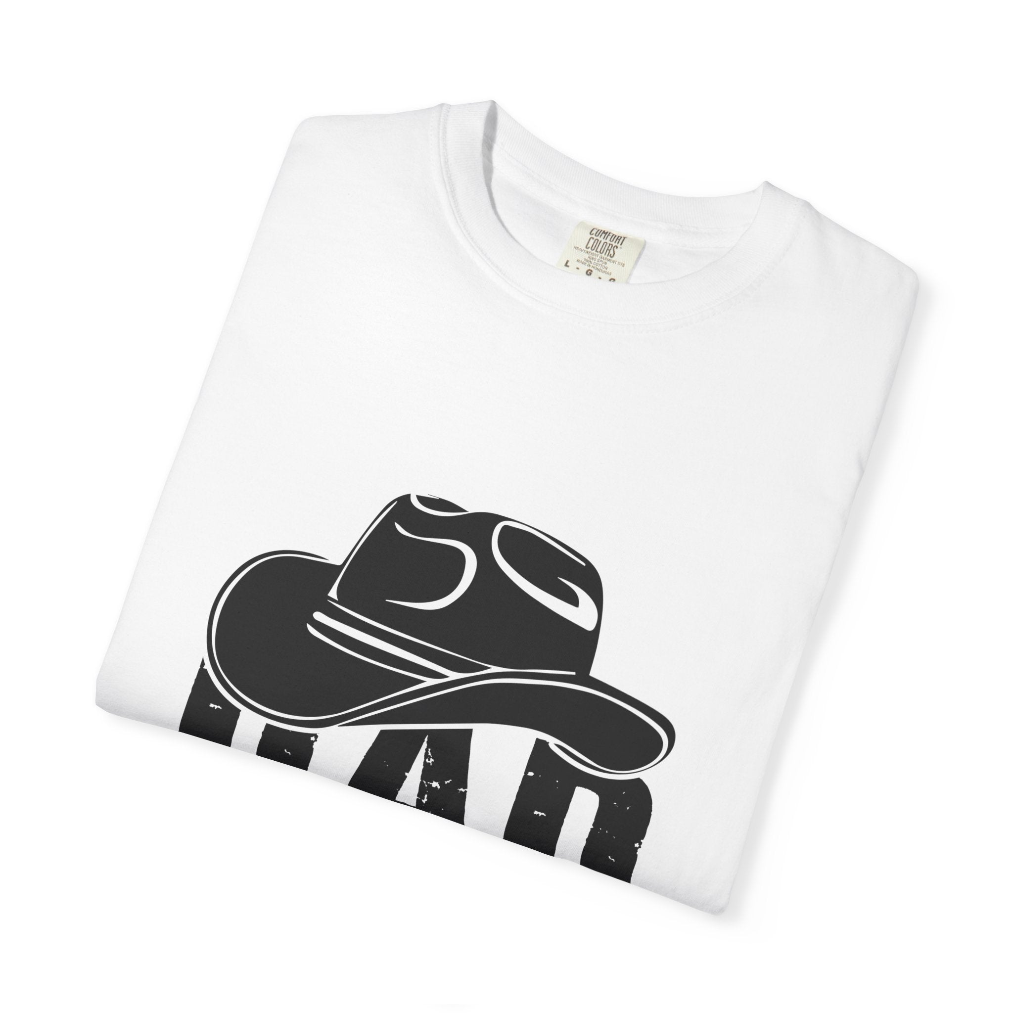 Dad of Girl T-Shirt — Cowboy Hat Father of Daughter Tee