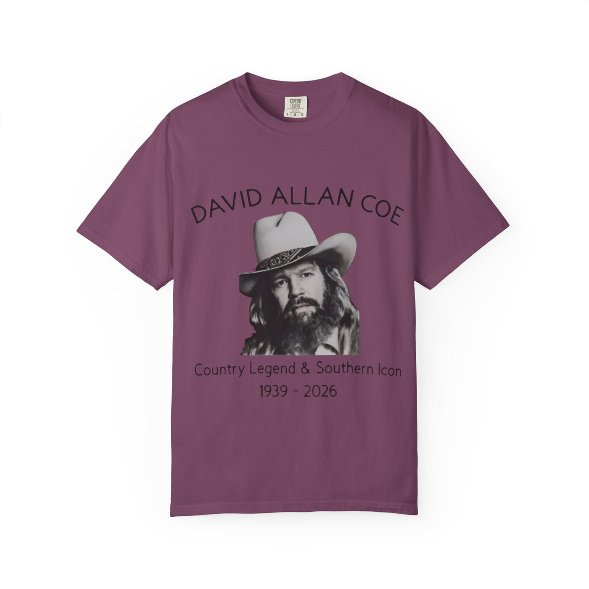 David Allan Coe Tribute T-Shirt — Country Legend Memorial Tee (1939–2026)