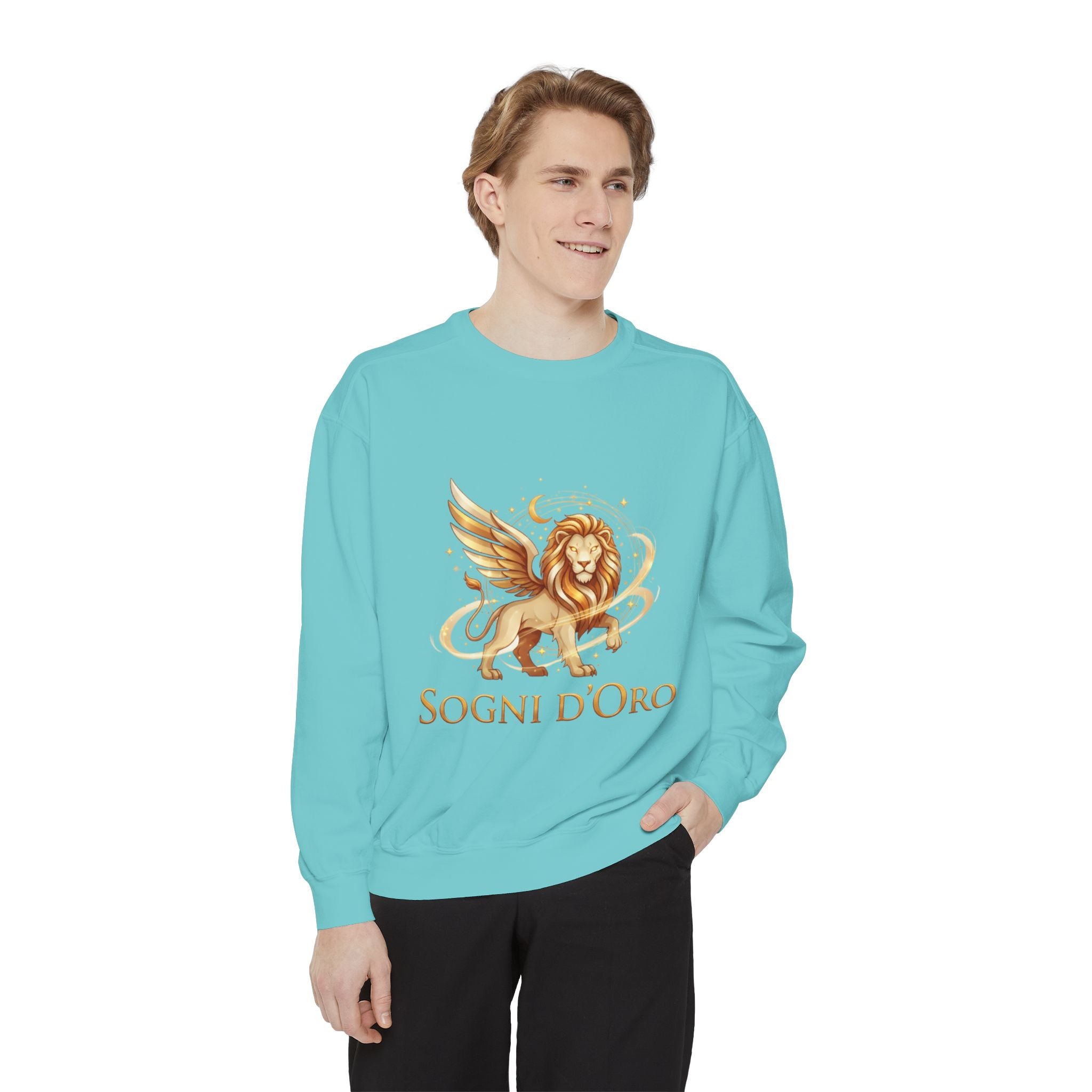 Garment-Dyed Lion Sweatshirt