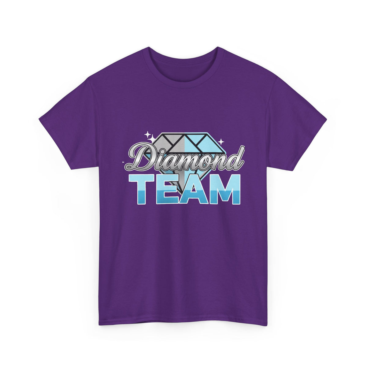 Diamond Team T-Shirt — Blue Gem Graphic Tee
