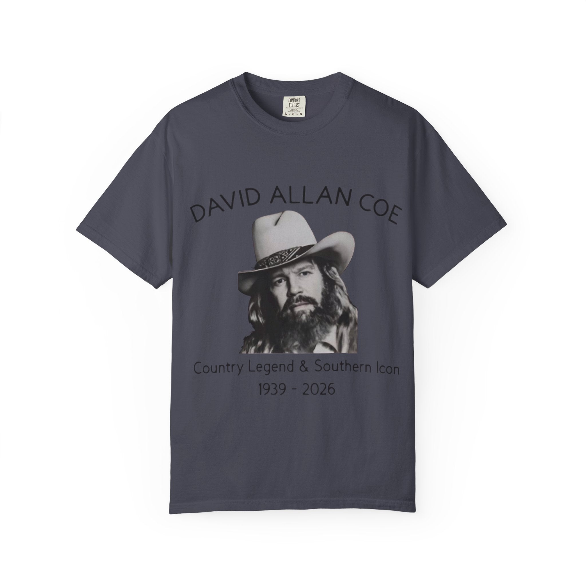 David Allan Coe Tribute T-Shirt – Vintage Cotton Memorial Tee
