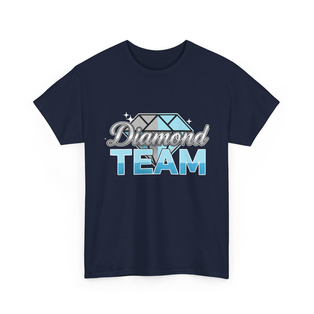 Diamond Team T-Shirt — Blue Gem Graphic Tee