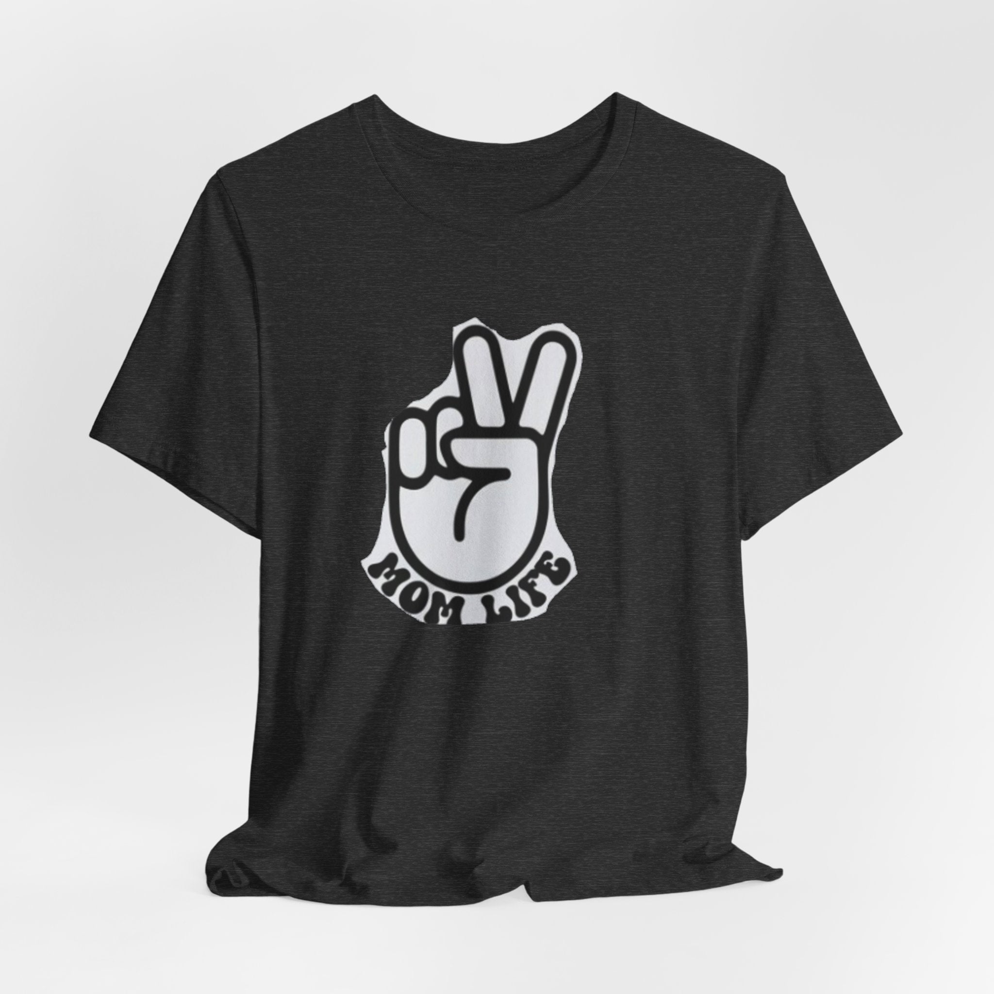 Mom Life Peace Sign T-Shirt