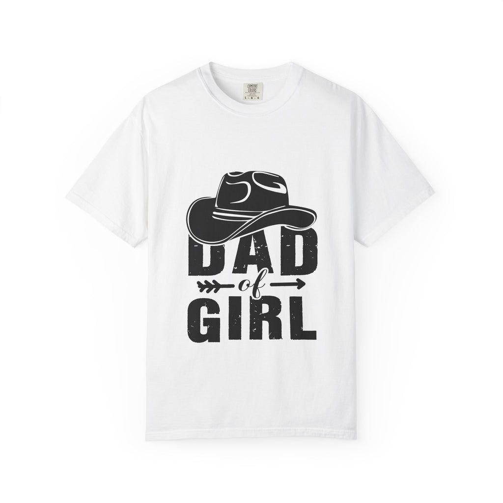 Dad of Girl T-Shirt — Cowboy Hat Father of Daughter Tee