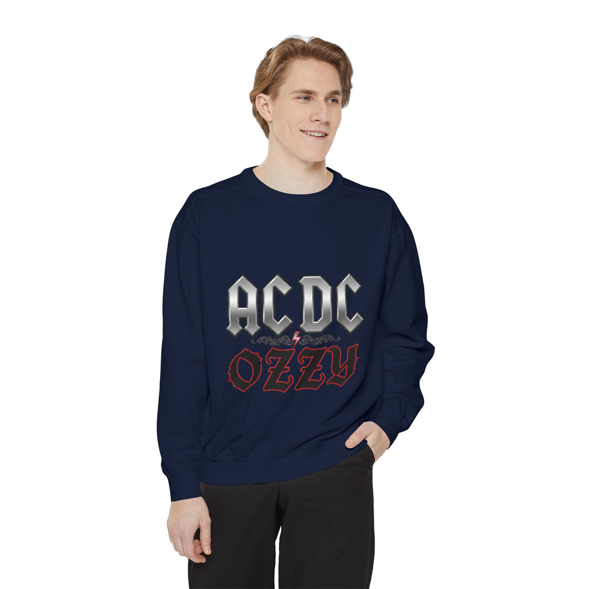 AC/DC x Ozzy Rock Crewneck Sweatshirt
