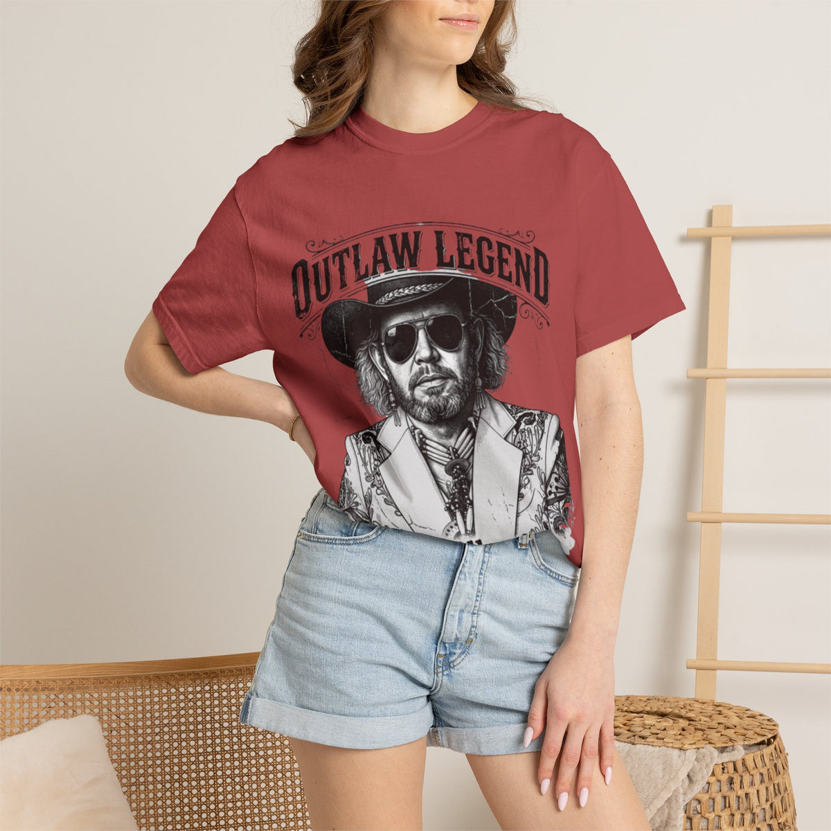 Outlaw Legend Tribute T-Shirt — David Allan Coe Memorial Graphic Tee