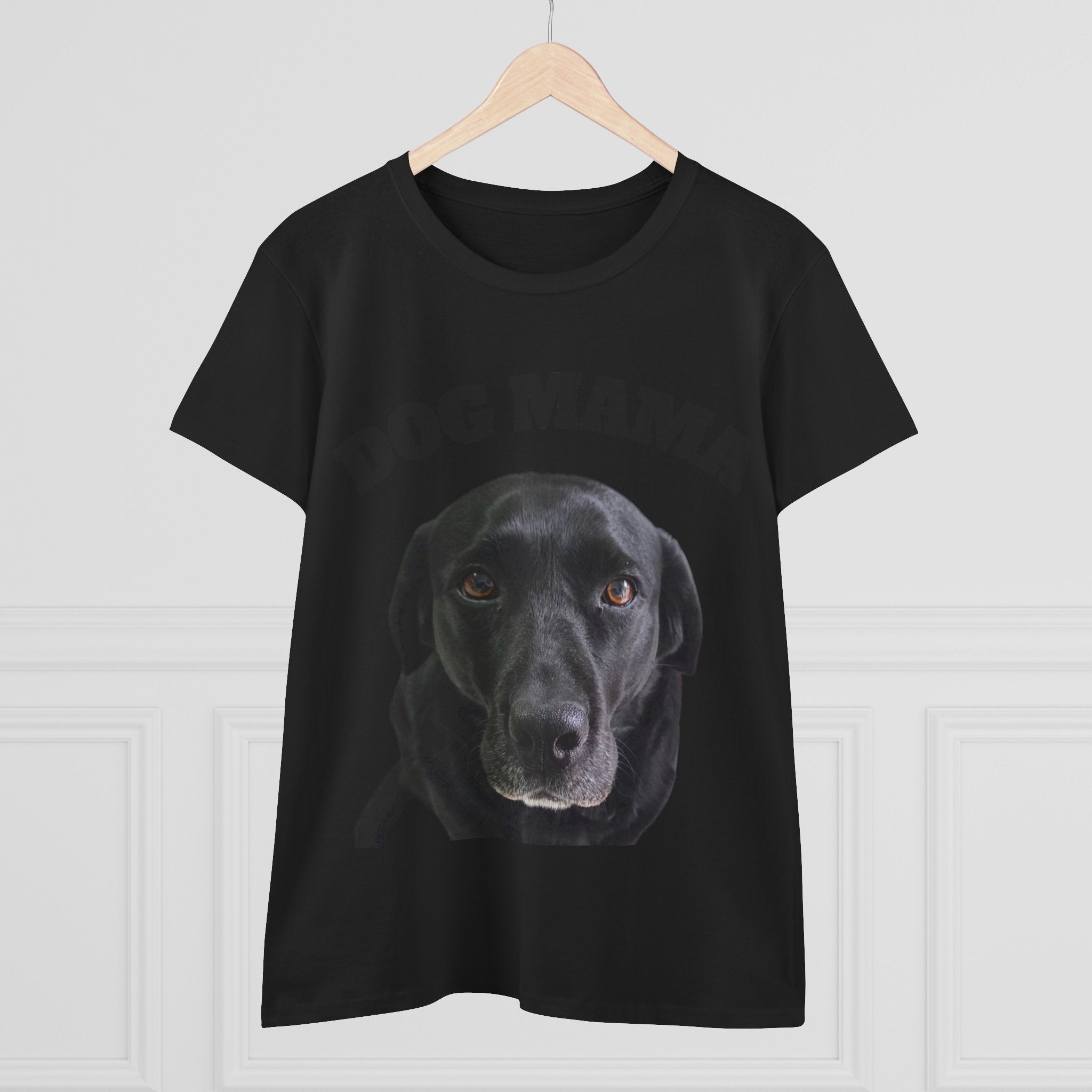 Black Lab Dog Mama Tee