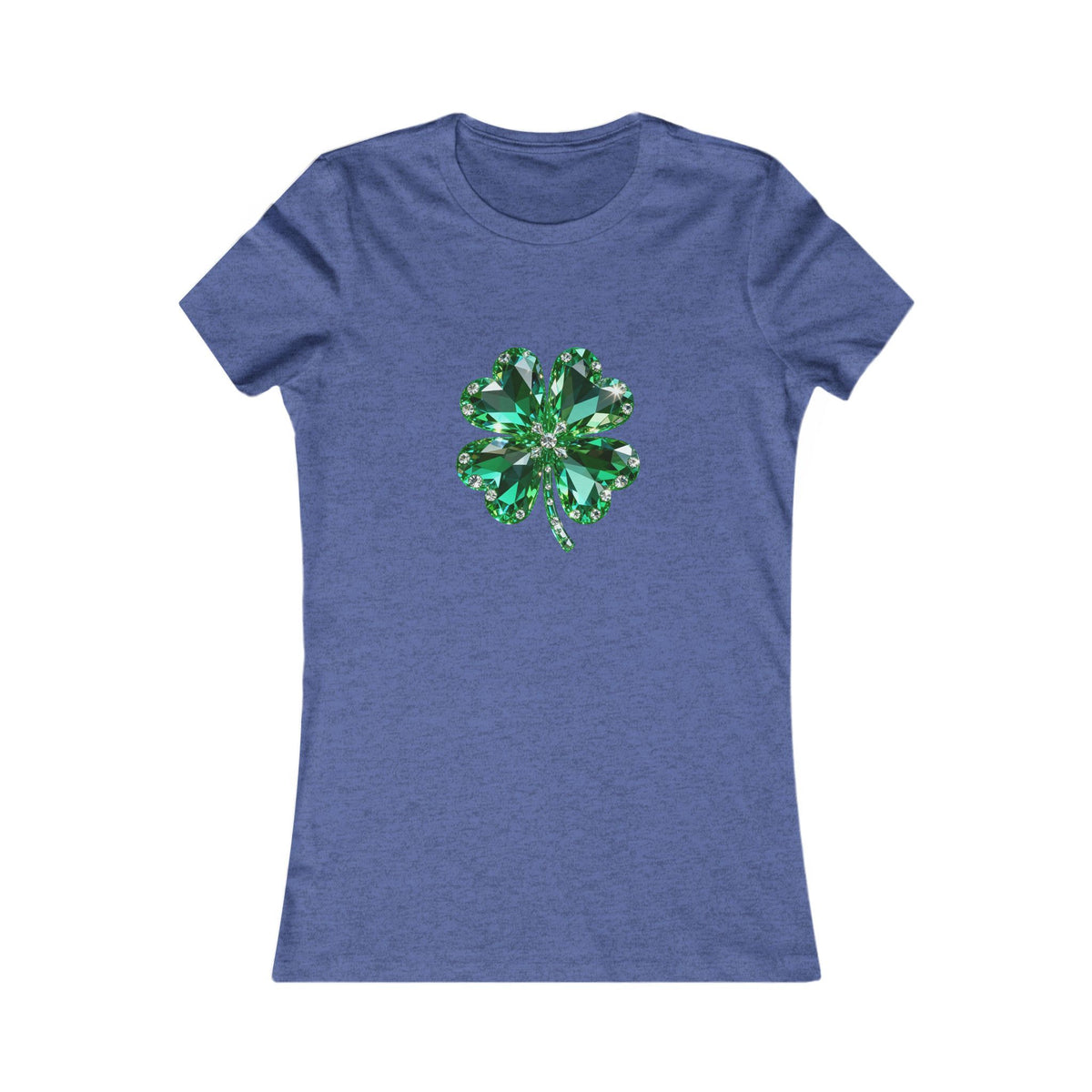 Women's T‑Shirt — Green Shamrock Clover Graphic St. Patrick's Day Tee