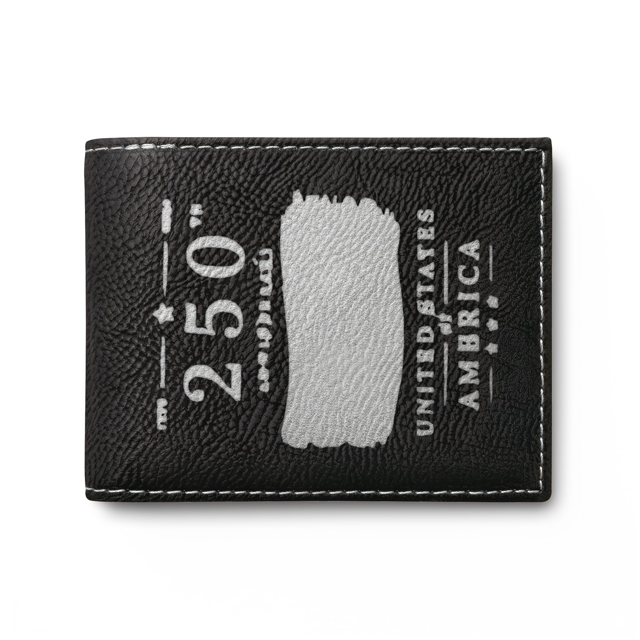 Vintage Stamp Bi-Fold Wallet