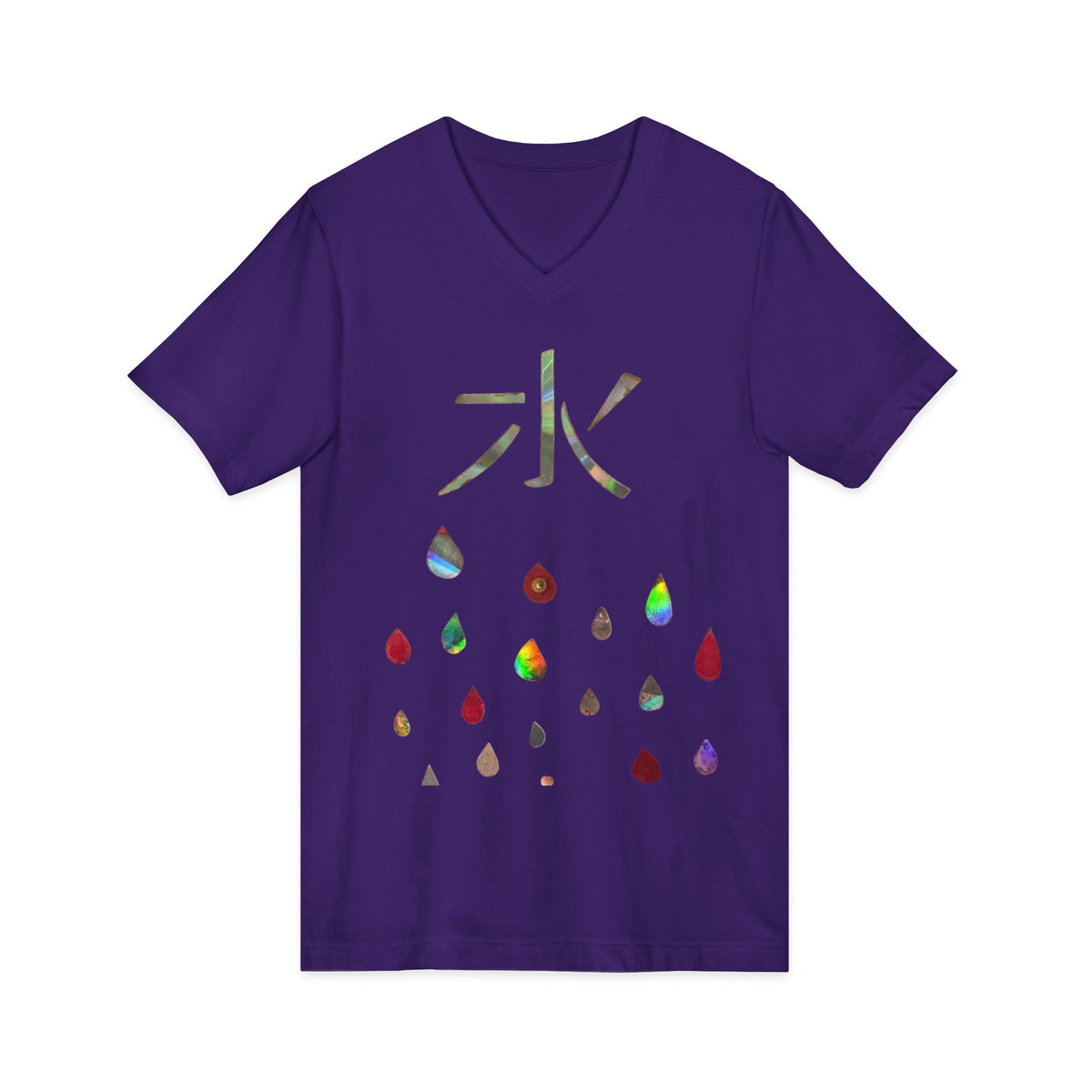 Unisex Jersey Short Sleeve V-Neck Tee