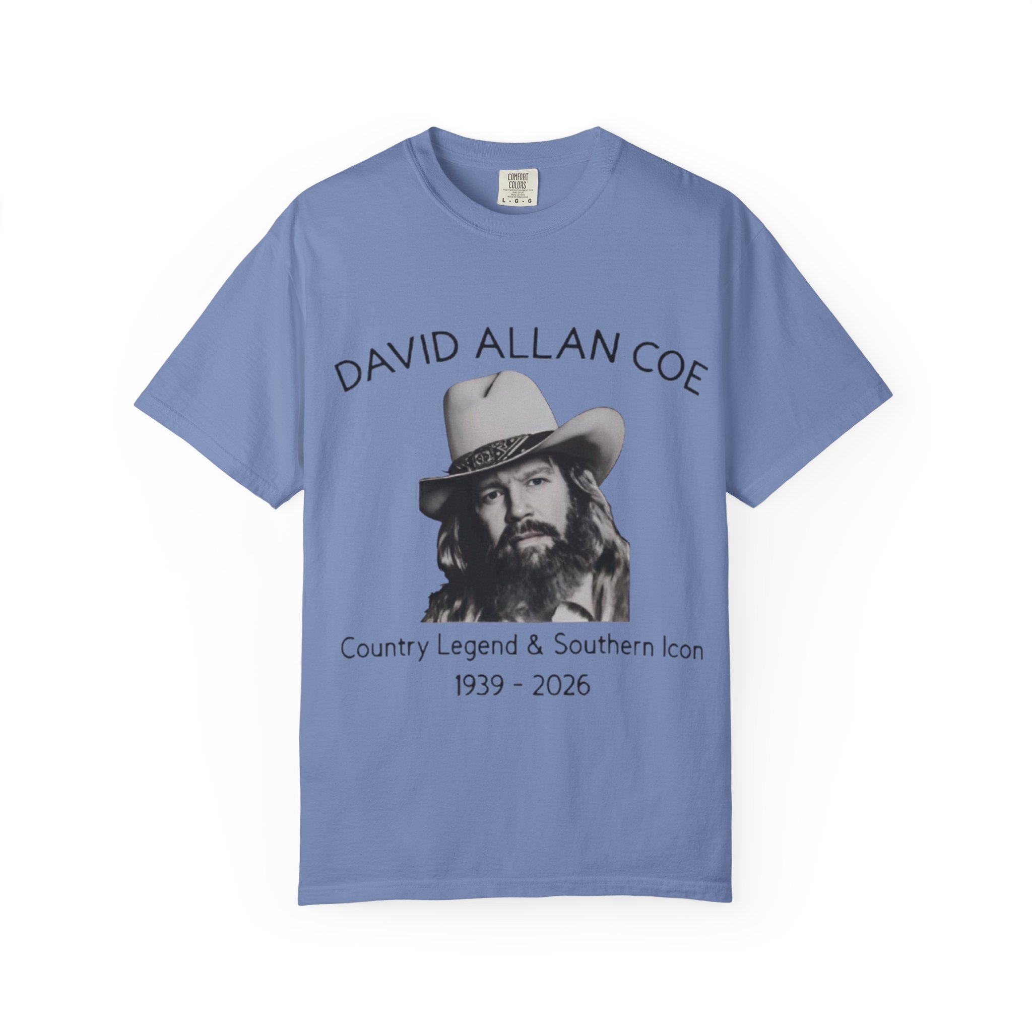David Allan Coe Tribute T-Shirt – Country Legend Memorial