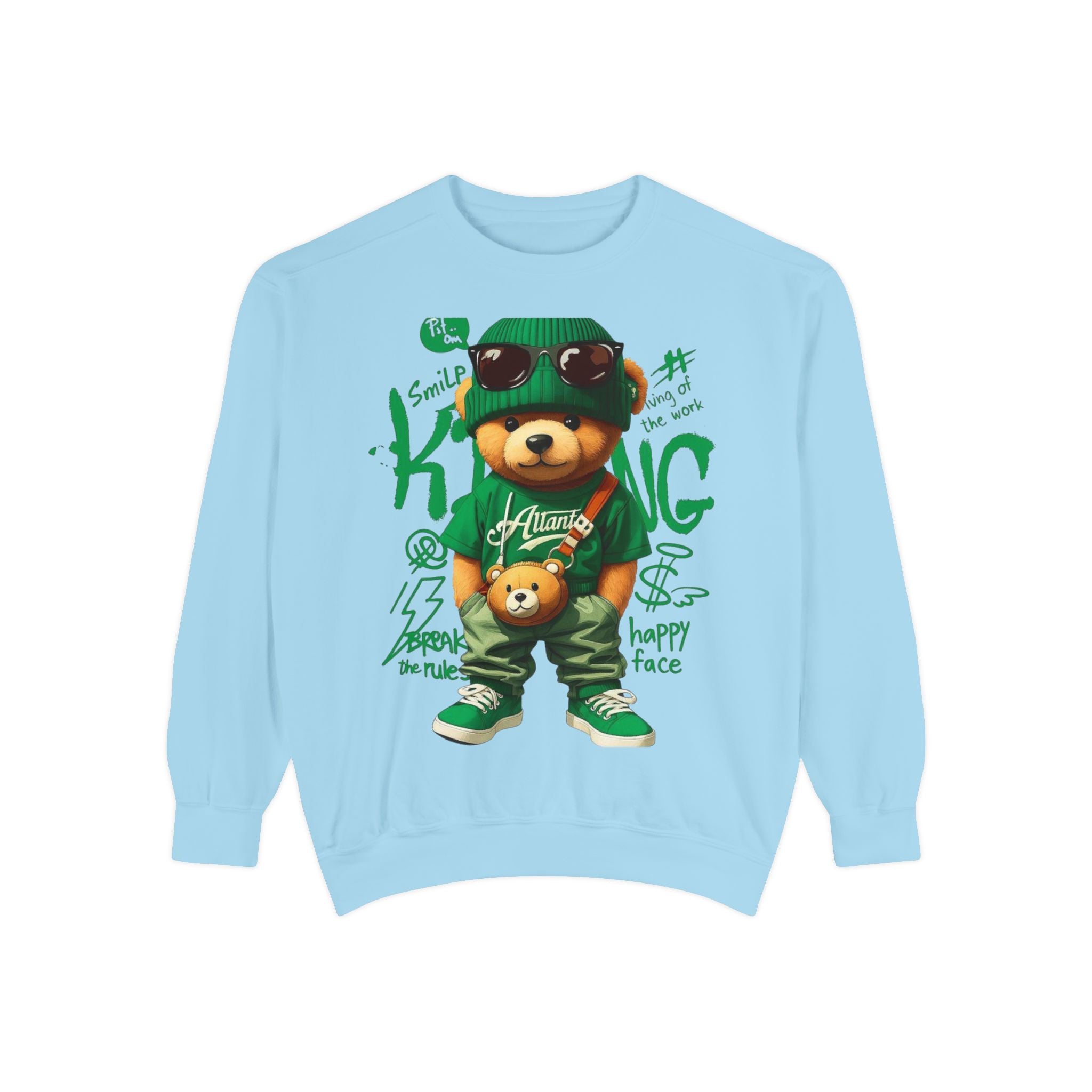 Bear Graphic Cotton Sweatshirt