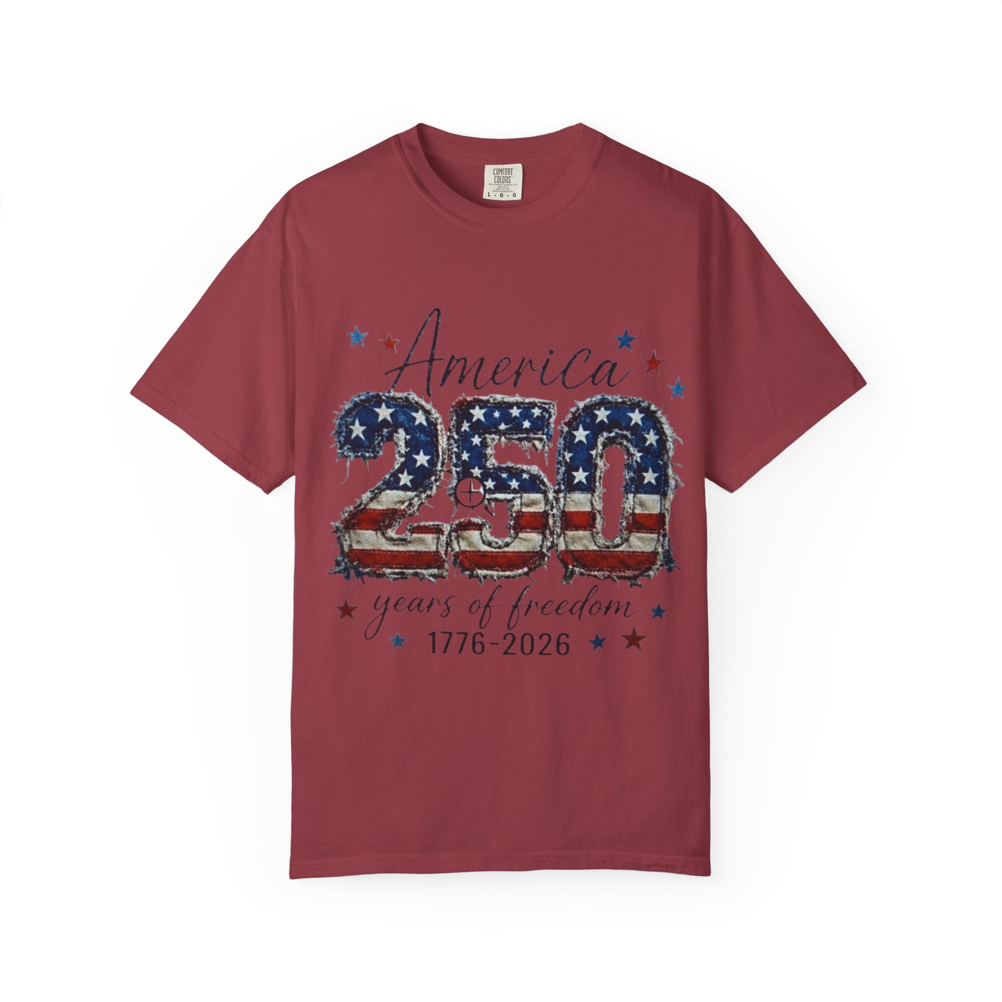 America 250 T-Shirt — 1776–2026 Stars & Stripes Patriotic Tee