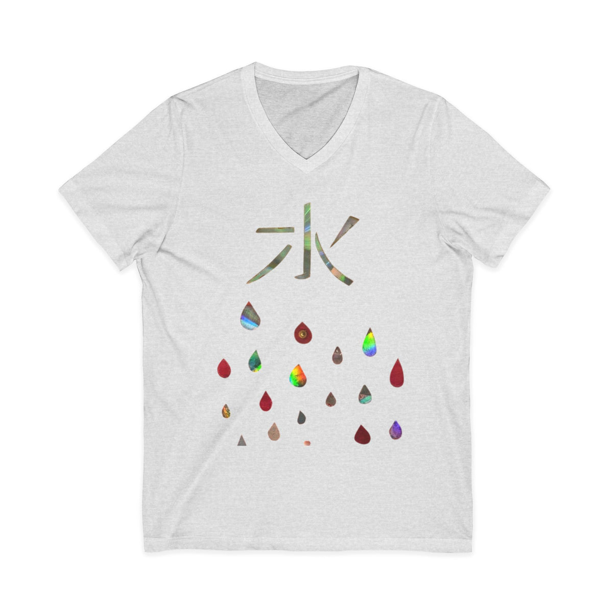Unisex Jersey Short Sleeve V-Neck Tee
