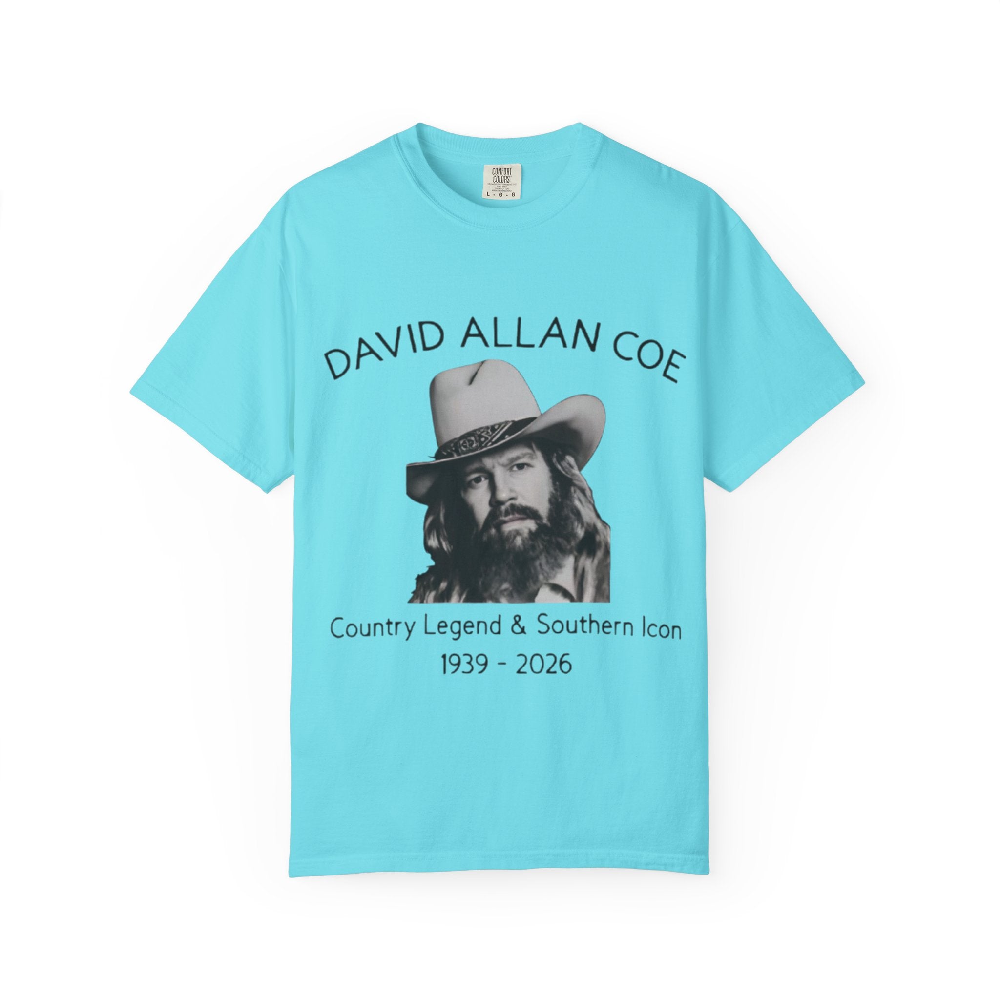 David Allan Coe Tribute T-Shirt – Vintage Cotton Memorial Tee