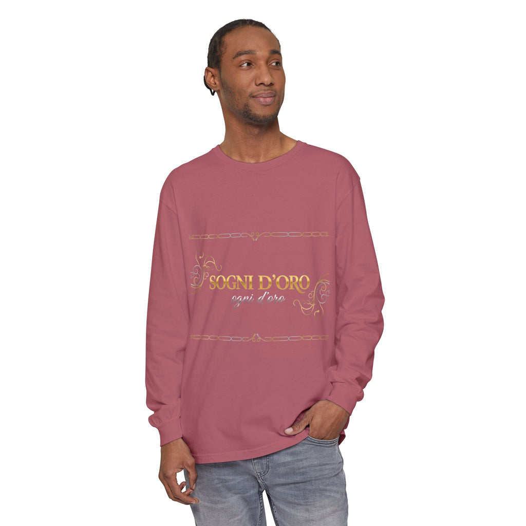 Garment-Dyed Cotton Long Sleeve